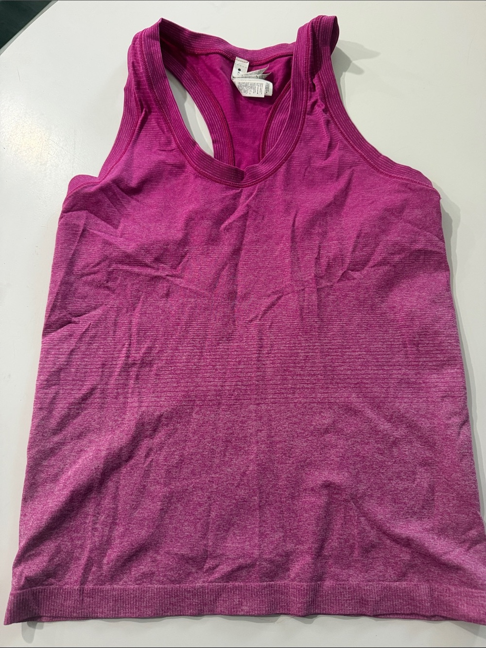 Athleta Magenta Racerback Tank Top